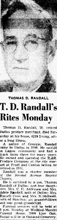 Thomas Doomous Randall - Obituary Thomas Doomous Randall - Obituary